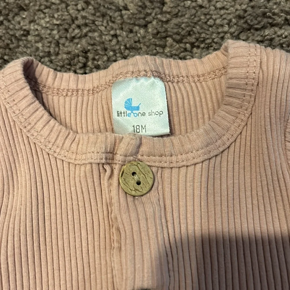 Babygirl 18m little one shop pink jumpsuit and small shop bodysuit